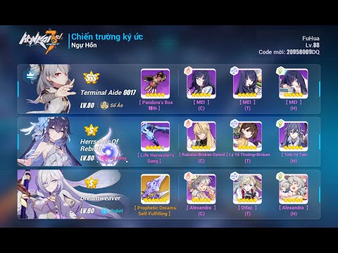 [Honkai Impact 3] SEA Memorial Arena Exalted - Jizo - TA(SSS), HORB(S0), DW(S0)