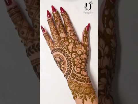 latest mehandi design for any occasion🥰|| सुंदर #मेहंदी कैसे बनाये||Indian style😍 #henna #mehandi