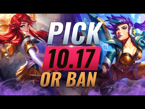 OP PICK or BAN: BEST Builds For EVERY Role - League of Legends Patch 10.17