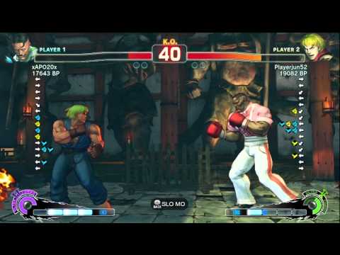 xAPO20x [Dudley] vs Playerjun52 [Ken] SSF4 Japanese Online Ranked Matches - TRUE-HD
