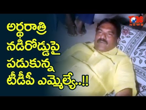 TDP MLA Nimmala Ramanaidu Protests For Anna Canteen | NewsOne Telugu