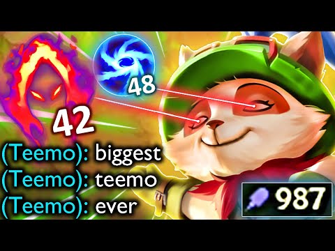 SCALING TEEMO IS SCARY AS HELL..