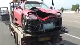 preview picture of video 'Cannonball Run Europe 2007 - Ferrari 360 Crash'