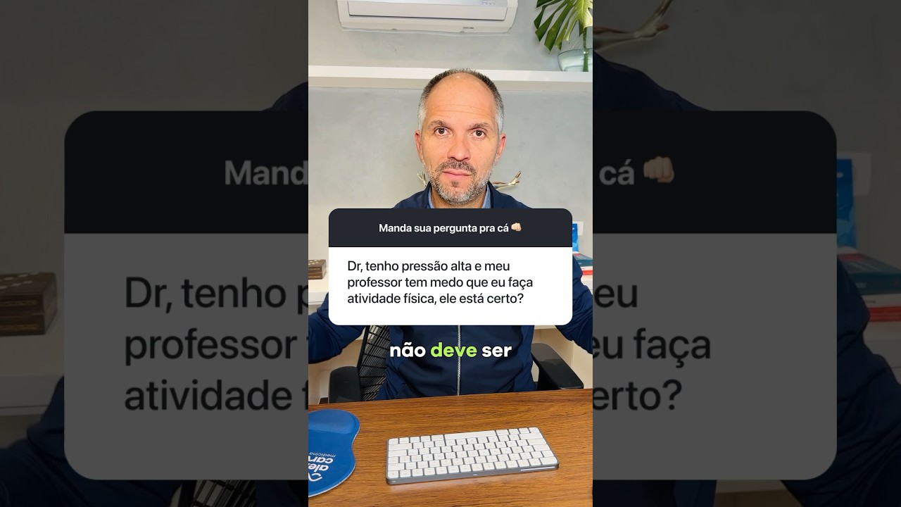 Tenho pressão alta, posso praticar exercícios físicos? 🚨🚴‍♂️ #sports #saude