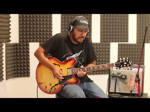Epiphone ES-335 Figured Tea Burst Jamming Test