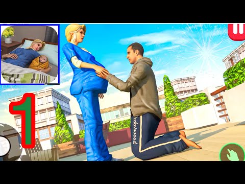 Virtual Pregnant Mom Family 3D gameplay walkthrough part-1 (iOS/Android)
