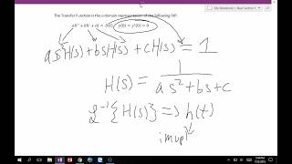 5.8 Convolution Integrals and Their Applications