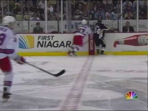 Matt Cooke Elbows Ryan McDonagh  (March 20 2011)