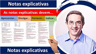 Notas explicativas. Legislação. Exemplo. Demonstrações contábeis obrigatórias.