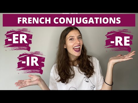 HOW TO CONJUGATE REGULAR FRENCH VERBS IN THE PRESENT TENSE // Conjugate the Present Tense in French