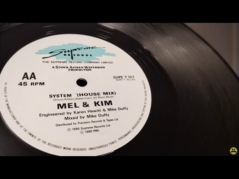 System (House Mix) ~ Mel & Kim ~ 12" 45rpm 1987 PWL Vinyl Single ~ 1984 Sony PS-Q3a Turntable