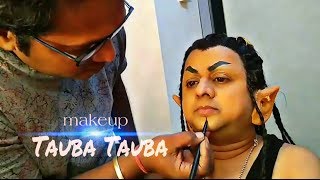 behind the screen Tauba Tauba Makeup video tutoria