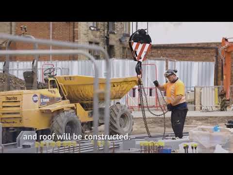 Heckmondwike Bus Station construction - summer 2025