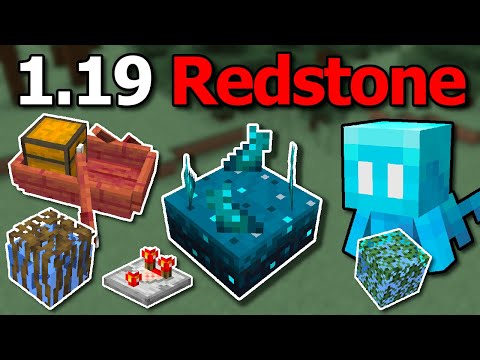The Ultimate Minecraft 1.19 Redstone Guide | Sculk Sensor, Chest Boat, Allay & more