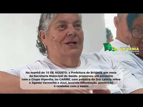 A Secretaria Municipal de Saúde, realizou um importante encontro com o Grupo Hiperdia