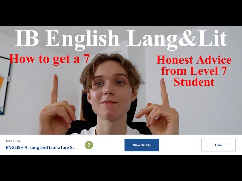 How to get a 7 in IB English Language & Literature