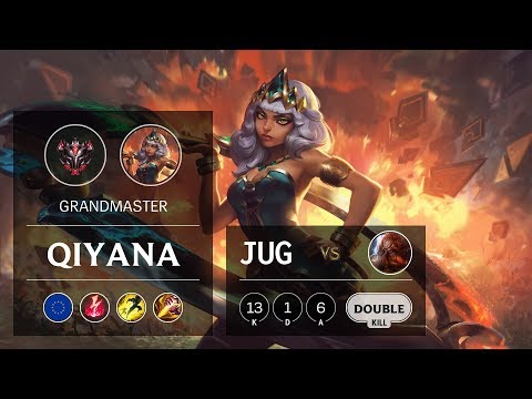 Qiyana Jungle vs Gragas - EUW Grandmaster Patch 9.18
