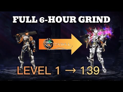 🔥 Cabal Ultimate Combo: Level 1 to 139 – FULL Journey (No Top-Up, Pure Grind!)