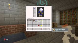 Minecraft:Xbox 360 Edition: Potion Of Fire Resistance Tutorial