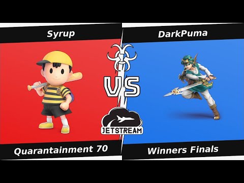 Quarantainment 70 Winners Finals - Syrup (Ness) Vs DarkPuma (Hero) - SSBU
