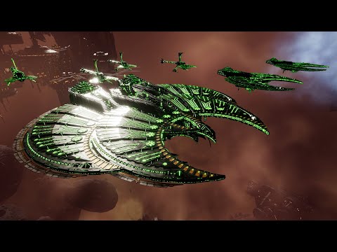 Skalgrim Mod - Necrons vs Imperial Navy - Massive Battle - Battlefleet Gothic Armada 2