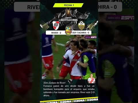 River 2 - Tachira 0 - Fecha 1 copa Libertadores