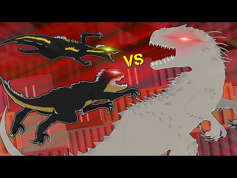 Indominus Rex Vs Indoraptor Vs Scorpius Rex | Stick Nodes pro | #animation #dinosaur #jurassicworld