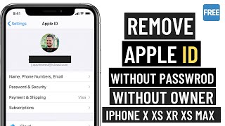 How To Remove Apple iD From iPhone X Xr Xs Xs Max Without Password & Previous Owner ( 2021 )