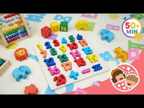 Zahlen lernen für Kinder 🔢 | Zählen & Nummern erkennen | Deutsch Lernen - Litika