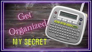 Décor and Organization - Labeling To Get Organized