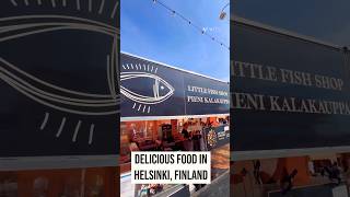 Delicious food in Helsinki, Finland! #salmon #helsinki #finland #celebritycruises #littlefishshop