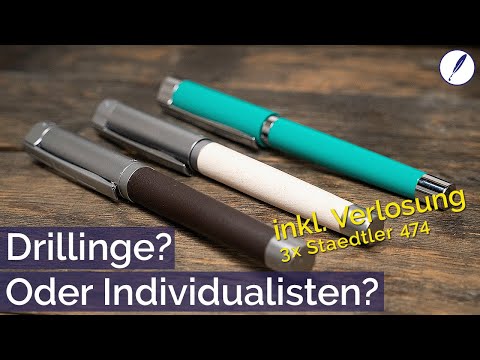 Gleich und doch anders? Die Staedtler Initium Reihe - Resina, Lignum und Corium. Einmal im Review
