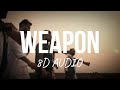 Weapon (8D AUDIO) KD DESIROCK | Pranjal Dahiya | Komal Chaudhary | New Haryanvi Song 2024