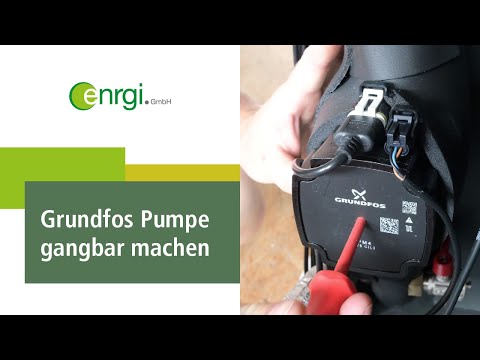 Grundfos Pumpe gangbar machen - enrgi GmbH