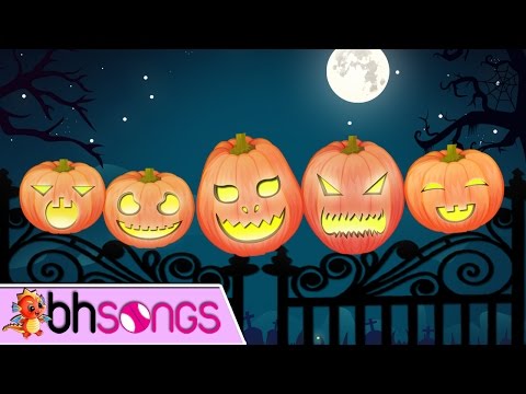 Five Little Pumpkins | Nursery Rhymes | Top Kids Songs [ Lyrics Music 4K ]