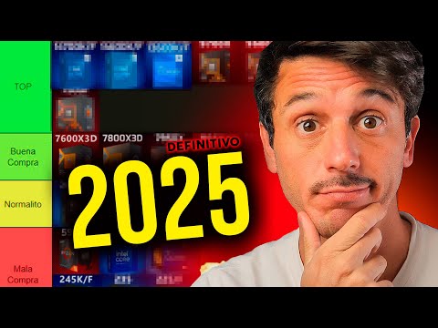 Tier List Mejores CPU GAMING Calidad - Precio | TOP Procesadores finales 2025