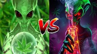 ALIEN ON THAT ZAZA VS. ALIEN ON THAT BONG (EPIC RAP BATTLE)
