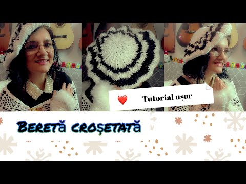 Beretă croșetată - Tutorial