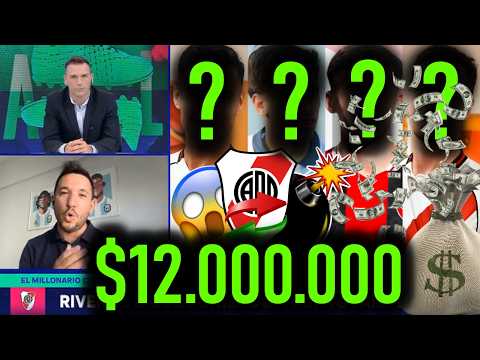 💣💥¡BOMBAZOS en TYC! "LLUVIA DE REFUERZOS PARA RIVER" ¡TABARES con EL MERCADO DE PASES de RIVER! 🔥😱