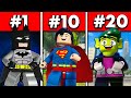 Top 20 BEST Characters in LEGO DC Games!