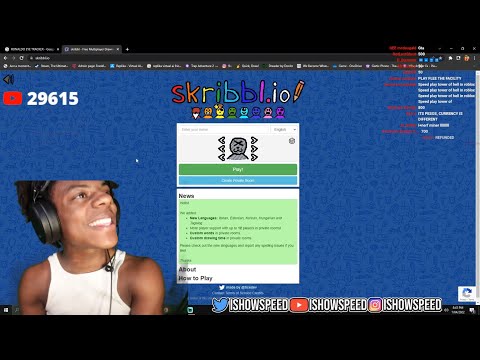IShowSpeed Plays Skribbl.io