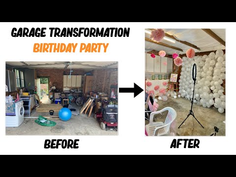 YouTube video about: How to decorate a garage for a birthday party?