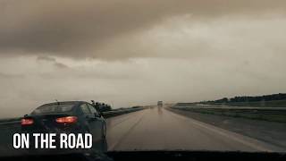 preview picture of video 'HyperLapse sous la pluie sur autoroute'