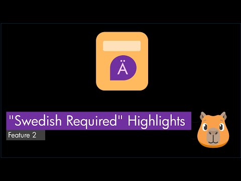 Video thumbnail for Swedish Required Highlights