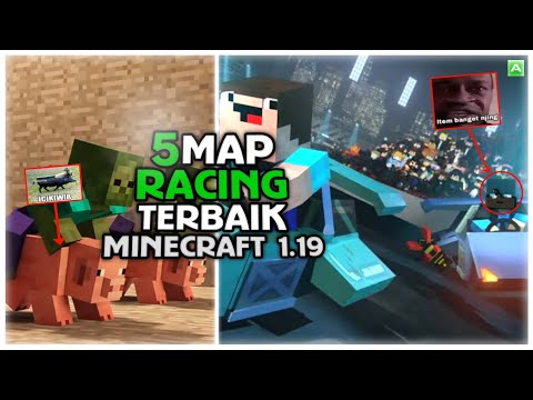 5 Best and Exciting MCPE Racing MAP For Singleplayer/Multiplayer |  MCPE 1.19+