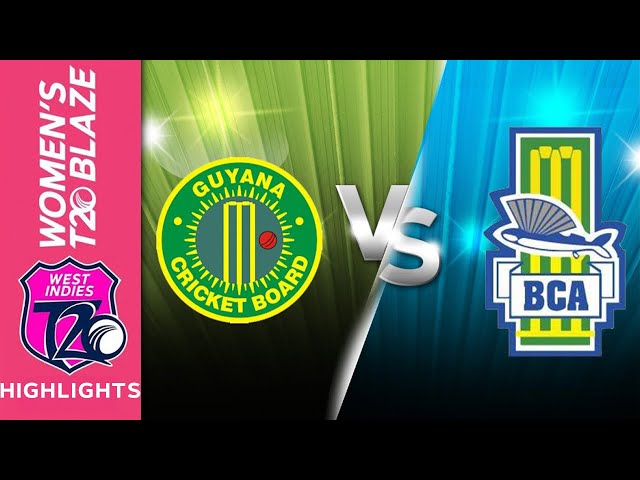 Match Highlights | Guyana Women vs Barbados Women | T20 Blaze Match Highlights | Guyana Women vs Barbados Women | T20 Blaze