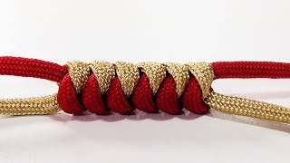 Paracord Tutorial: How To Tie The Snake Knot Sideways