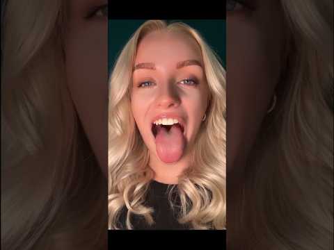 Mädchen mit langer Zunge 343 #asmr #asmrvideo #asmrsounds #asmrcommunity