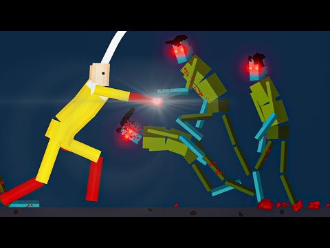 One Punch Man vs Zombie Horde! - Action Sandbox