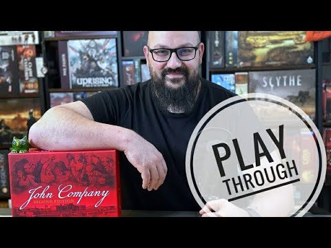 John Company 2nd edition playthrough (with explanations) how to play